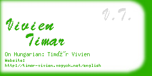 vivien timar business card